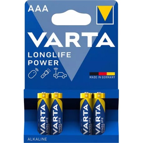 VARTA PILA ALCA. LONGLIFE POWER LR03 AAA (4UDS) c-10