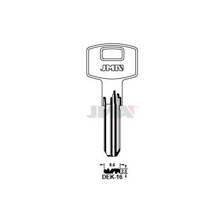 LLAVE JMA SEGUR. DEK 16