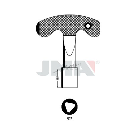 LLAVE JMA CIERRES 507-8.5