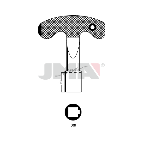 LLAVE JMA CIERRES 508-8