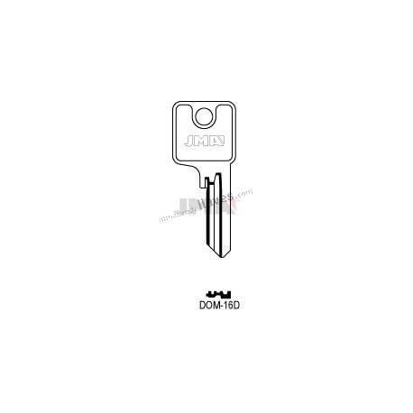 LLAVE JMA ACERO DOM 16D (C) ESPECIAL