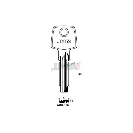 LLAVE JMA SEGUR. ABU 102