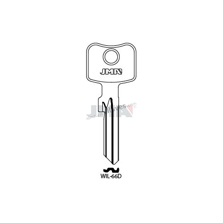 LLAVE JMA ACERO WIL 66D (C)