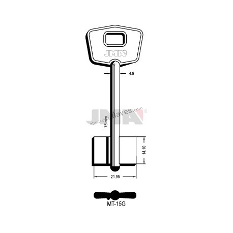 LLAVE JMA GORJA MT 15.G