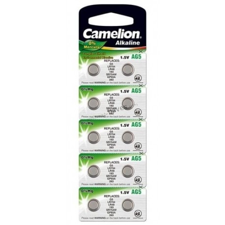 CAMELION PILA PLUS ALCALINA AG5 (BLIS 10 UDS)