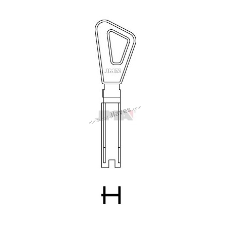 LLAVE JMA SEGUR. 101G FICHET ACERO DULCE (FIC 5H)