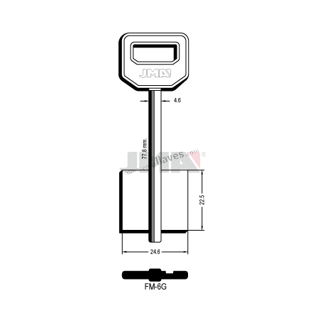 LLAVE JMA GORJA FM 6G