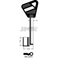 LLAVE JMA GORJA ARC 22P G