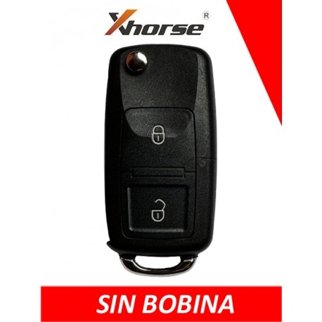 XH01RC - TELEMANDO PLEGABLE 2 BOTONES XHORSE TIPO VAG SIN BOBINA