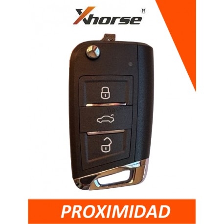 XH13RC - TELEMANDO KEYLESS 3 BOTONES XHORSE TIPO MQB PROXIMIDAD