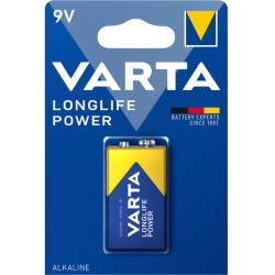 VARTA PILA ALCA. LONGLIFE POWER 6LR61 9V (1UD) -c10