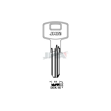 LLAVE JMA SEGUR. DEK 16