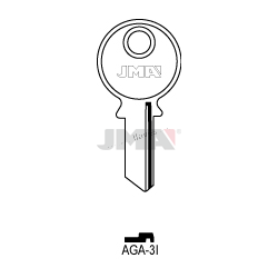 LLAVE JMA ACERO AGA 3I (B)