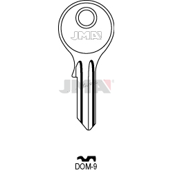 LLAVE JMA ACERO DOM 9 (B)