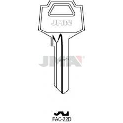 LLAVE JMA ACERO FAC 22D (B)