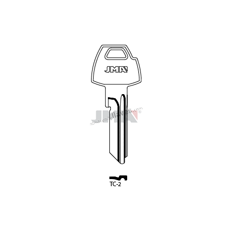 LLAVE JMA ACERO TC 2 (B)