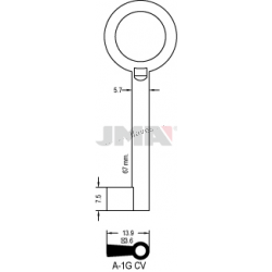 LLAVE JMA ARMARIO A 1G CV