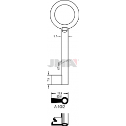 LLAVE JMA ARMARIO A 1G/2