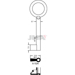 LLAVE JMA ARMARIO A 1G/4