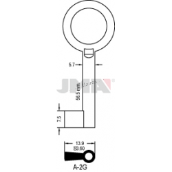 LLAVE JMA ARMARIO A 2G