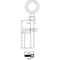 LLAVE JMA ARMARIO A 3G