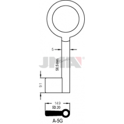 LLAVE JMA ARMARIO A 5G