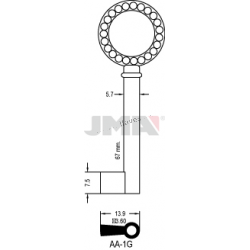 LLAVE JMA ARMARIO AA 1G