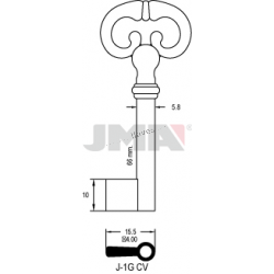 LLAVE JMA ARMARIO J 1G (CV)