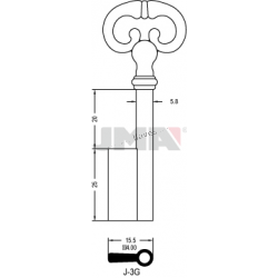 LLAVE JMA ARMARIO J 3G