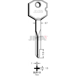 LLAVE JMA CRUCIFORME BUR 1X