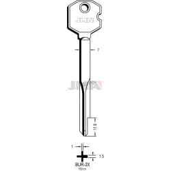 LLAVE JMA CRUCIFORME BUR 2X