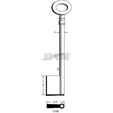 LLAVE JMA GORJA 1218 G