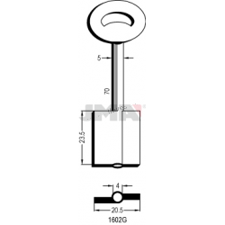 LLAVE JMA GORJA 1602G