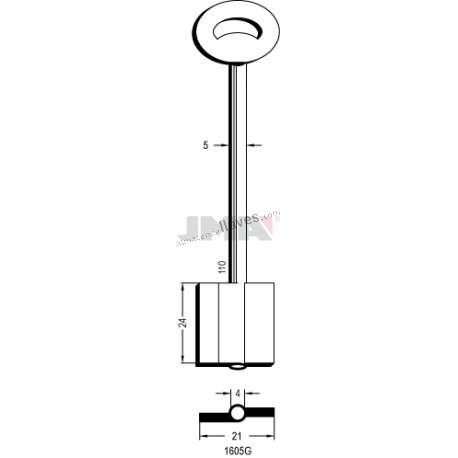 LLAVE JMA GORJA 1605G