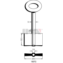 LLAVE JMA GORJA 1607 G