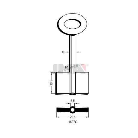 LLAVE JMA GORJA 1607 G