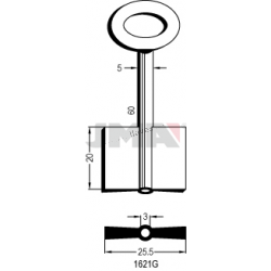 LLAVE JMA GORJA 1621 G