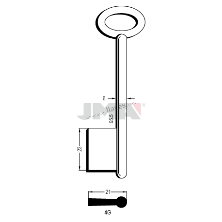 LLAVE JMA GORJA 4 G