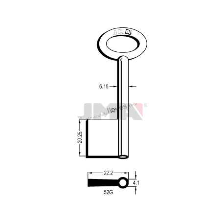 LLAVE JMA GORJA 52G