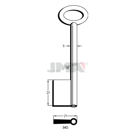 LLAVE JMA GORJA 54G