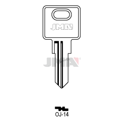 LLAVE JMA ACERO OJ 14 (B)