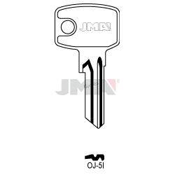 LLAVE JMA ACERO OJ 5I (B)