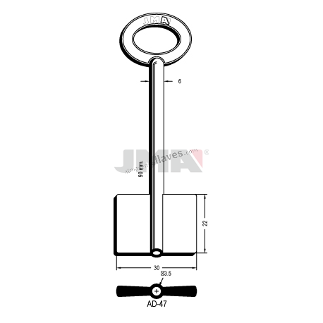 LLAVE JMA GORJA AD 47