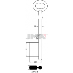 LLAVE JMA GORJA ADPLE 2