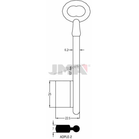 LLAVE JMA GORJA ADPLE 2