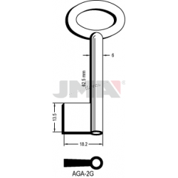 LLAVE JMA GORJA AGA 2G