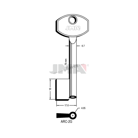 LLAVE JMA GORJA ARC 2G