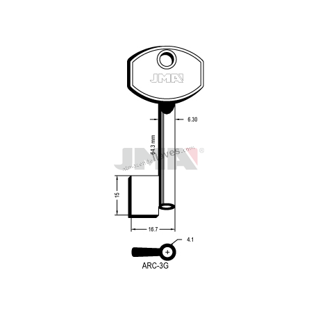 LLAVE JMA GORJA ARC 3G