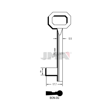 LLAVE JMA GORJA BON 3G