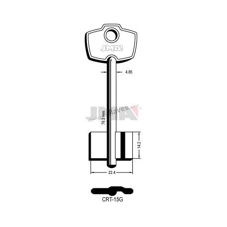 LLAVE JMA GORJA CRT 15G